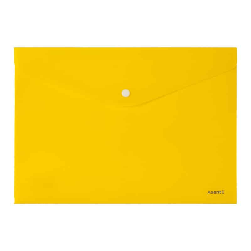 YELLOW A4 BUTTON ENVELOPE