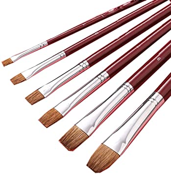 PAINT BRUSH FLAT 6 JOVI