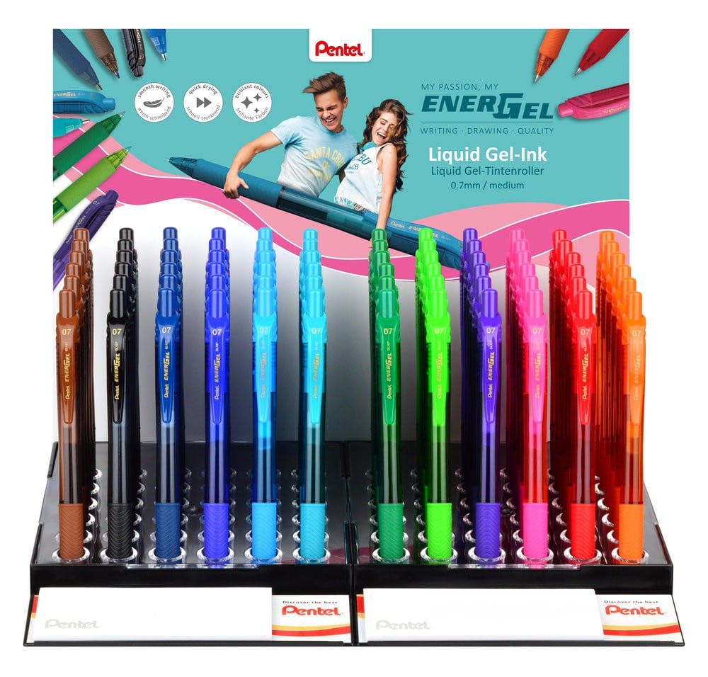 GEL PEN RED 0.7 PENTEL ENERGEL