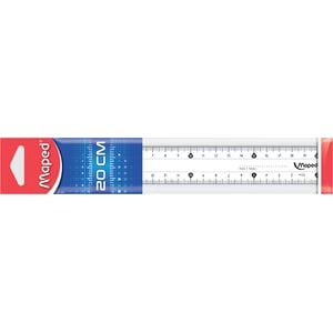 RULER 20CM MAPED
