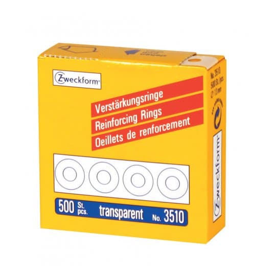 REINFORCEMENT RINGS CLEAR ZWECKFORM