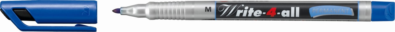PERMANENT MARKER STABILO BLUE WRITE 4 ALL