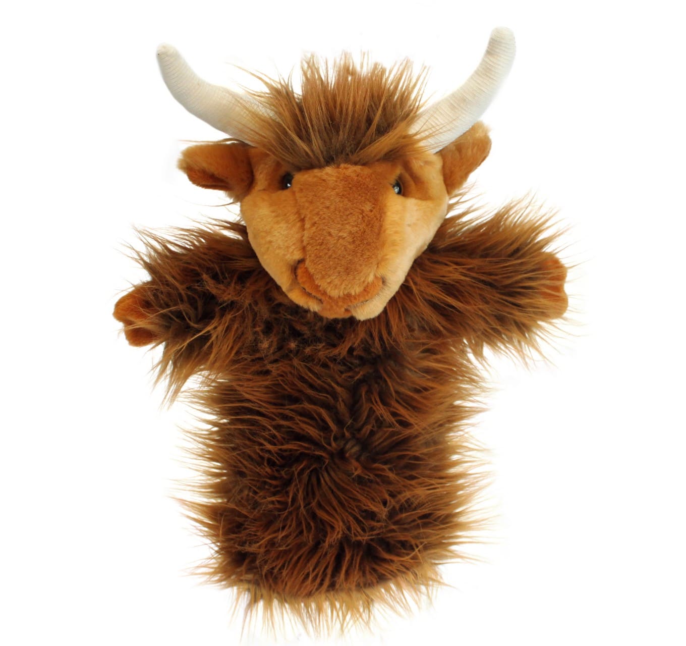 HIGHLAND COW LONG SLEEVED GLOVE PUPPET