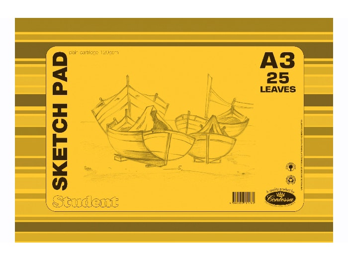 SKETCH PAD A3 25 PAGES GUMMED