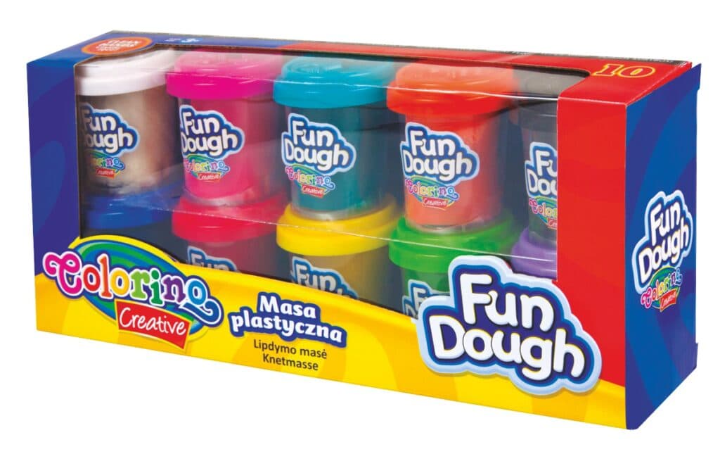 FUN DOUGH IN CONTAINERS X 10