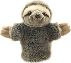SLOTH CAR PETS GLOVE PUPPETS