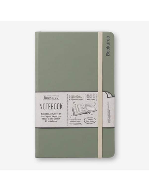 BOOKAROO NOTEBOOK A5 JOURNAL FERN