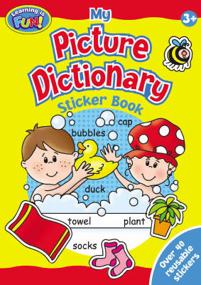 Picture Dictionary Sticker Book (2 Titles): "Out And About" , "At Home"