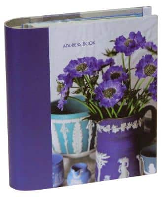 Jane Packer Blue & White Address Book