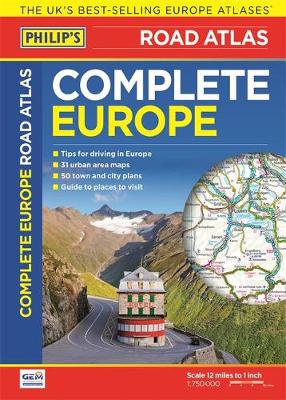 Philip's Complete Road Atlas Europe 2016