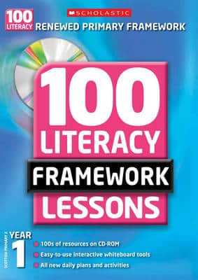 100 New Literacy Framework Lessons For Year 1 With Cd-Rom