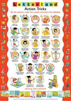 Letterland Action Tricks Poster