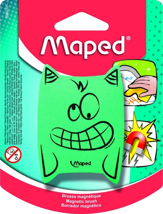 WHITE BOARD ERASER MAGNETIC MAPED