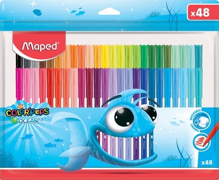 MARKERS OCEAN PACK OF 48 MAPED