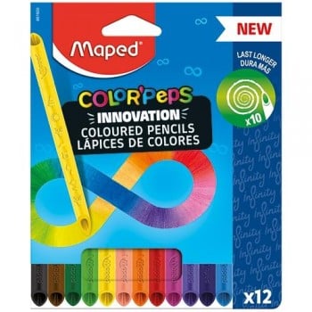 COLOURED PENCILS INFINITY X 12 MAPED
