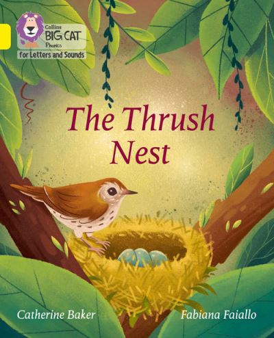 BIG CAT L & S THRUSH NEST YELLOW