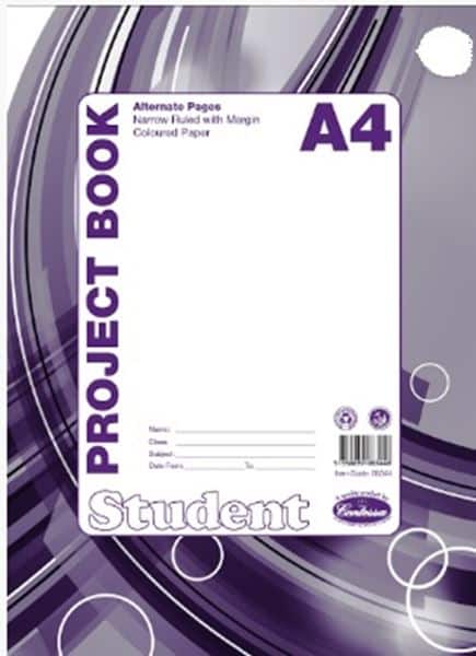 PROJECT BOOK A4 NARROW LINES 48P