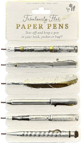 FABULOUSLY FLAT PAPER PENS