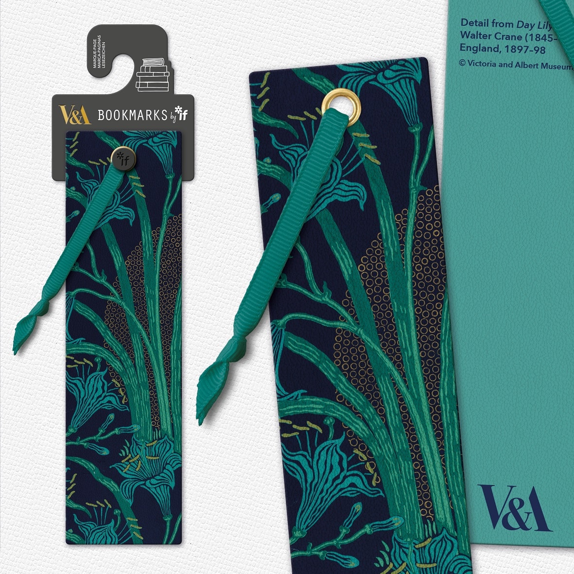 BOOKMARK V&A CRANE DAY LILY