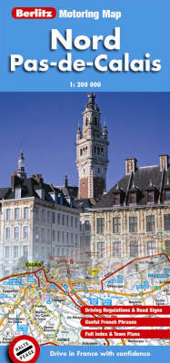 Nord-Pas-De-Calais Berlitz Motoring Map