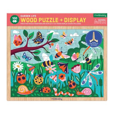 Garden Life 100 Piece Wood Puzzle + Display