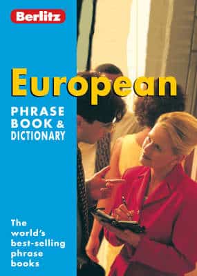 European Berlitz Phrase Book And Dictionary