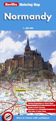 Normandy Berlitz Motoring Map