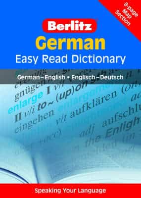German Berlitz Easy Read Dictionary