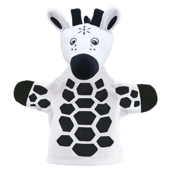 GIRAFFE MY FIRST BLACK AND WHITE PUPPET