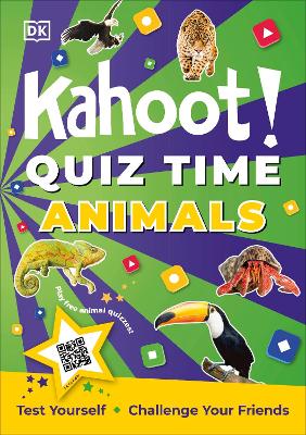 Kahoot! Quiz Time Animals: 250 Trivia Questions (With Qr Codes Inside For 150 Interactive Bonus Questions) - Educational Kids Quiz Book