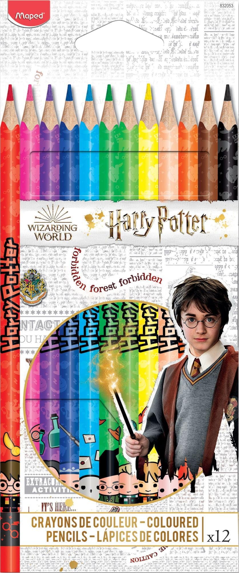 CP COLOUR PENCILS HARRY POTTER X12