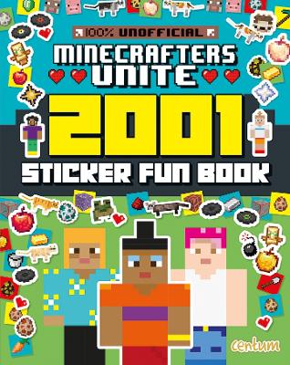 100% Unofficial Minecrafters Unite 2001 Sticker Fun Book