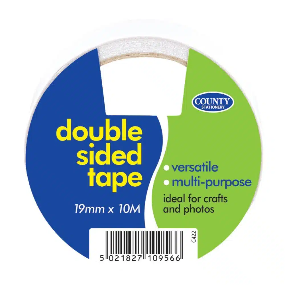 TAPE DOUBLE SIDED 19MMX10MTR