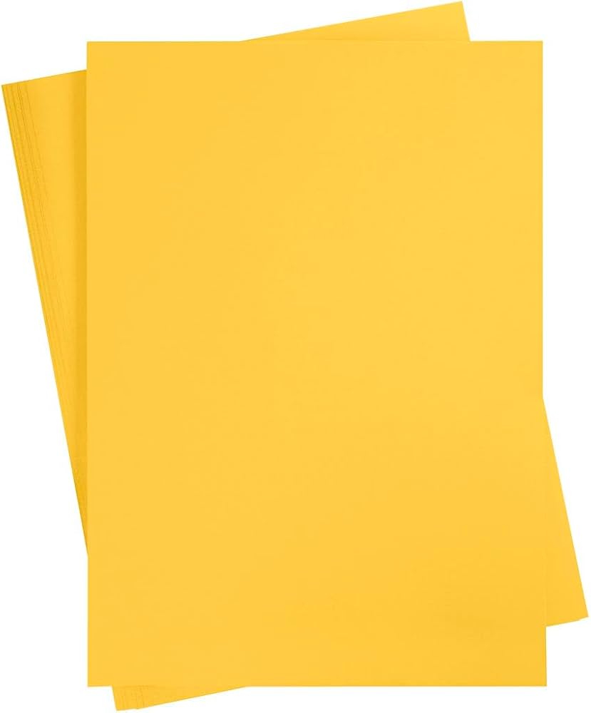 KARTONCIN A2 YELLOW