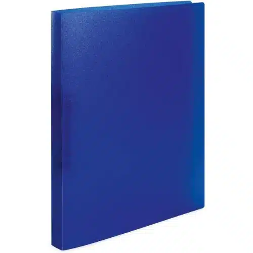 RING FILE BLUE A4 SOFT