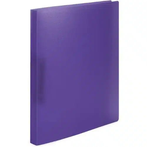 RING FILE PURPLE A4 SOFT