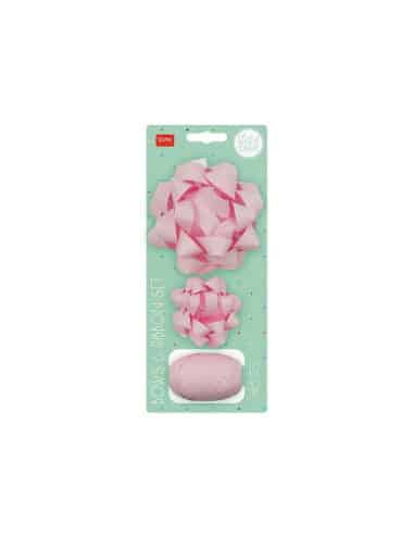 BOWS & RIBBON SET - PINK