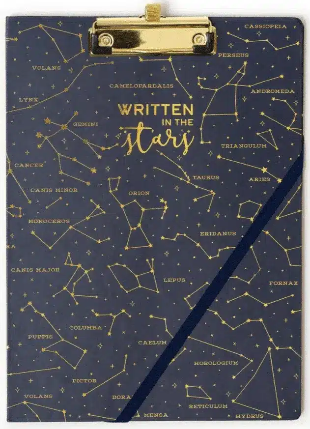 CLIPBOARD FOLDER STARS