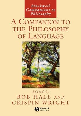 A COMPANION TO PHILOSOPHY OF LANGUAGE