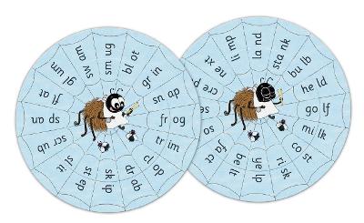 Jolly Phonics Blends Wheels: In Precursive Letters